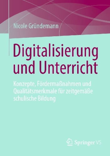 Buchcover und Innenansicht für das Buch: Digitalisierung und Unterricht