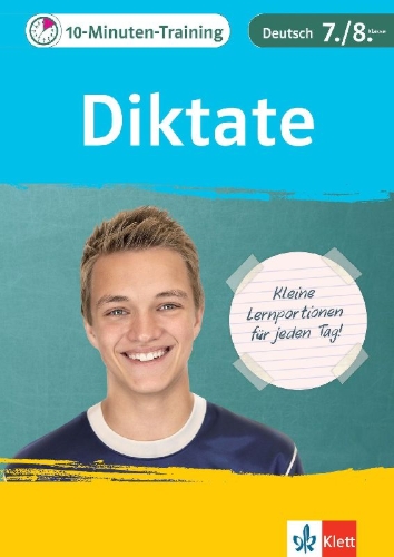 Buchcover und Innenansicht für das Buch: 10-Minuten-Training Deutsch Rechtschreibung Diktate 7./8. Klasse