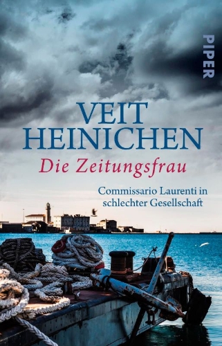 Buchcover und Innenansicht für das Buch: Die Zeitungsfrau