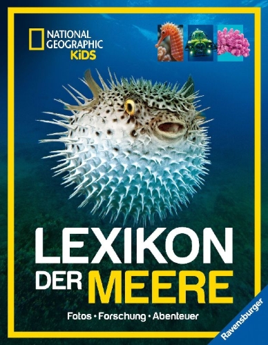 Buchcover und Innenansicht für das Buch: National Geographic Kids - Lexikon der Meere