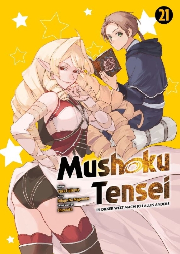 Buchcover und Innenansicht für das Buch: Mushoku Tensei - In dieser Welt mach ich alles anders 21