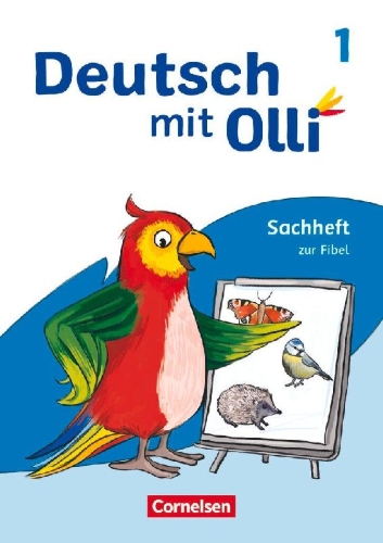 Buchcover und Innenansicht für das Buch: Deutsch mit Olli 1. Schuljahr. Sachheft zur Fibel