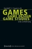 Buchcover und Innenansicht für das Buch: Games | Game Design | Game Studies