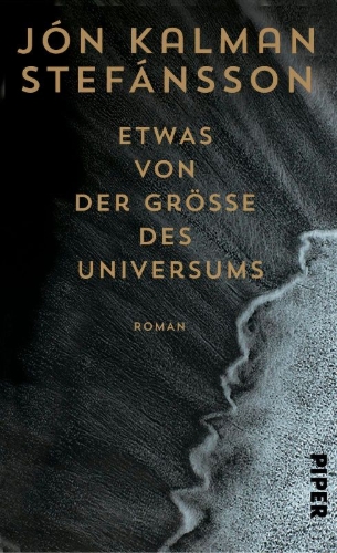 Buchcover und Innenansicht für das Buch: Eitthvað á stærð við alheiminn