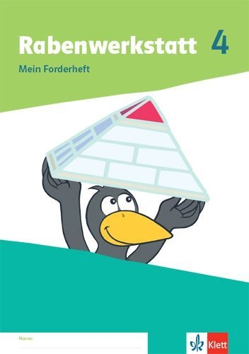 Buchcover und Innenansicht für das Buch: Rabenwerkstatt 4. Mein Forderheft Klasse 4