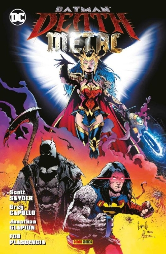 Buchcover und Innenansicht für das Buch: Dark Knights: Death Metal #1-#7