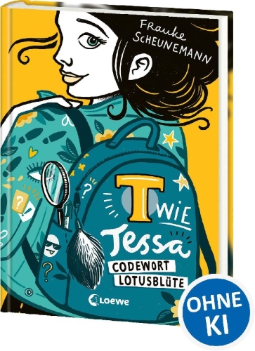 Buchcover und Innenansicht für das Buch: T wie Tessa (Band 2) - Codewort Lotusblüte