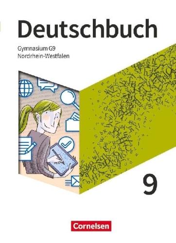 Buchcover und Innenansicht für das Buch: Deutschbuch Gymnasium 9. Schuljahr - Nordrhein-Westfalen - Schülerbuch