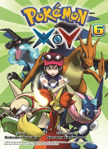 Buchcover und Innenansicht für das Buch: Pokémon X und Y 06