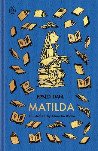 Buchcover und Innenansicht für das Buch: Matilda: The Roald Dahl Clothbound Collection