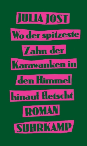 Buchcover und Innenansicht für das Buch: Wo der spitzeste Zahn der Karawanken in den Himmel hinauf fletscht