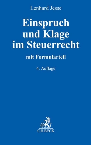 Buchcover und Innenansicht für das Buch: Einspruch und Klage im Steuerrecht