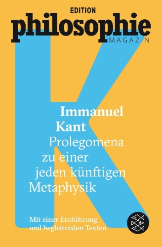 Buchcover und Innenansicht für das Buch: Prolegomena zu einer jeden künftigen Metaphysik