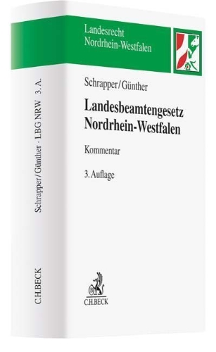 Buchcover und Innenansicht für das Buch: Landesbeamtengesetz Nordrhein-Westfalen (LBG NRW)