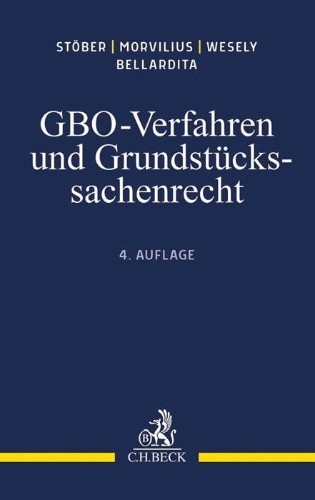 Buchcover und Innenansicht für das Buch: GBO-Verfahren und Grundstückssachenrecht