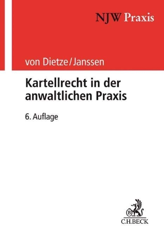 Buchcover und Innenansicht für das Buch: Kartellrecht in der anwaltlichen Praxis