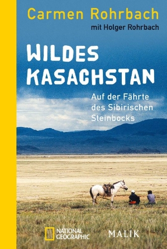 Buchcover und Innenansicht für das Buch: Wildes Kasachstan
