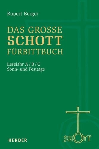 Buchcover und Innenansicht für das Buch: Das große SCHOTT-Fürbittbuch