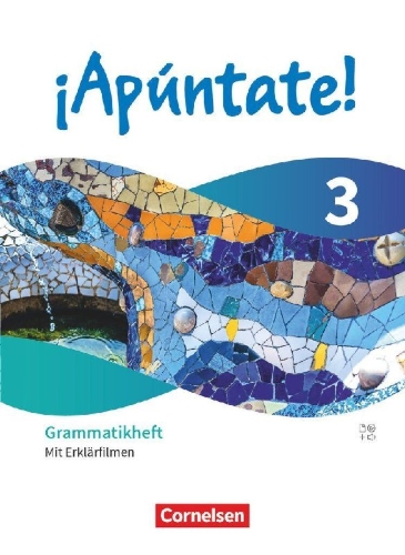 Buchcover und Innenansicht für das Buch: ¡Apúntate! - Spanisch als 2. Fremdsprache - Band 3 -  Ausgabe 2024 - Grammatikheft