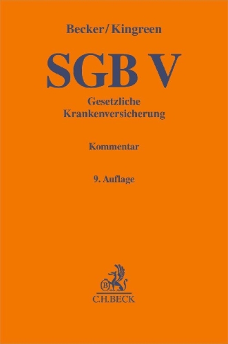 Buchcover und Innenansicht für das Buch: SGB V