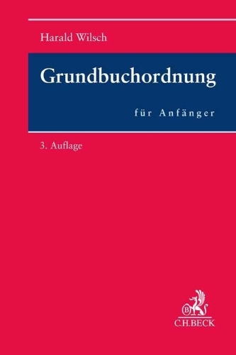 Buchcover und Innenansicht für das Buch: Grundbuchordnung für Anfänger