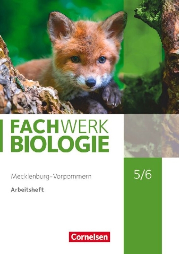 Buchcover und Innenansicht für das Buch: Fachwerk Biologie 5./6. Schuljahr - Mecklenburg-Vorpommern - Arbeitsheft