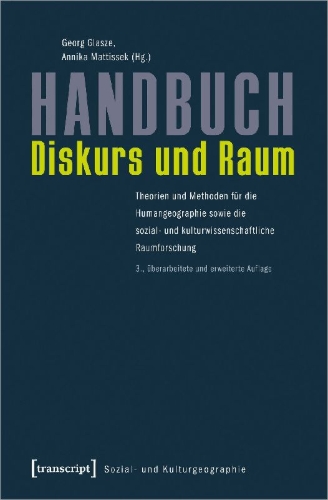 Buchcover und Innenansicht für das Buch: Handbuch Diskurs und Raum