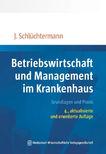 Buchcover und Innenansicht für das Buch: Betriebswirtschaft und Management im Krankenhaus