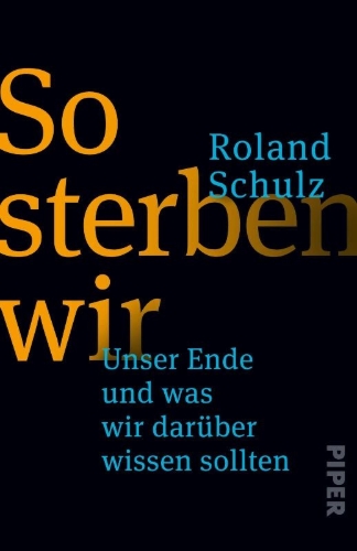 Buchcover und Innenansicht für das Buch: So sterben wir