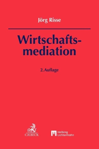 Buchcover und Innenansicht für das Buch: Wirtschaftsmediation