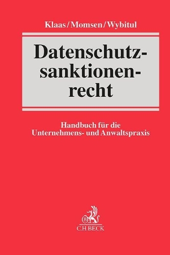 Buchcover und Innenansicht für das Buch: Datenschutzsanktionenrecht