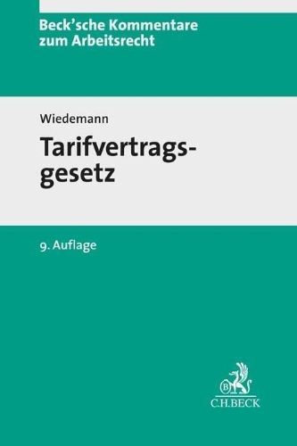 Buchcover und Innenansicht für das Buch: Tarifvertragsgesetz