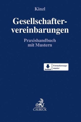 Buchcover und Innenansicht für das Buch: Gesellschaftervereinbarungen