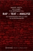 Buchcover und Innenansicht für das Buch: Rap - Text - Analyse