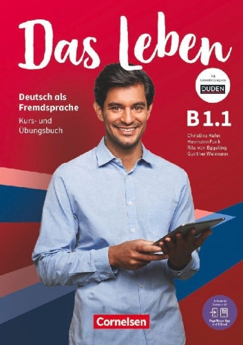 Buchcover und Innenansicht für das Buch: Das Leben - Deutsch als Fremdsprache - Allgemeine Ausgabe - B1: Teilband 1. Kurs- und Übungsbuch - Mit PagePlayer-App