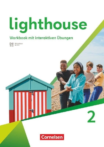 Buchcover und Innenansicht für das Buch: Lighthouse Band 2: 6. Schuljahr - General Edition - Workbook mit interaktiven Übungen, Audios, Erklärfilmen und Lösungen