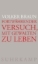 Buchcover und Innenansicht für das Buch: Fortwährender Versuch, mit Gewalten zu leben