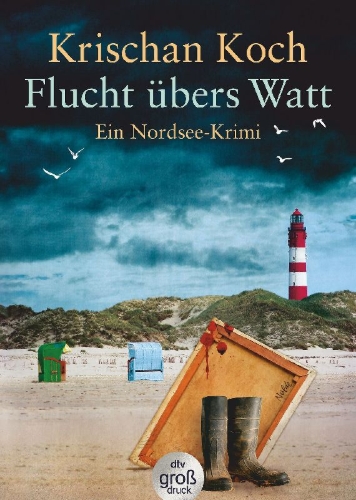 Buchcover und Innenansicht für das Buch: Flucht übers Watt