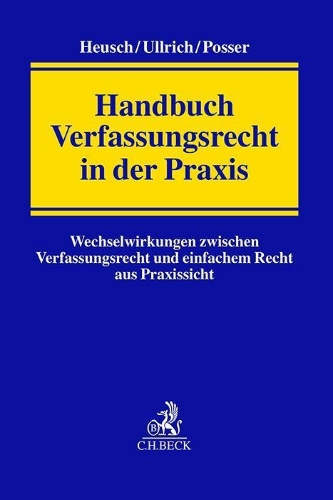 Buchcover und Innenansicht für das Buch: Handbuch Verfassungsrecht in der Praxis
