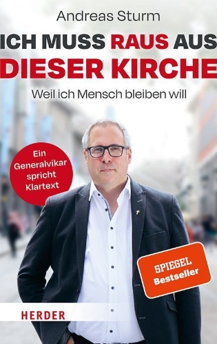 Buchcover und Innenansicht für das Buch: Ich muss raus aus dieser Kirche