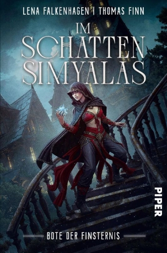 Buchcover und Innenansicht für das Buch: Bote der Finsternis