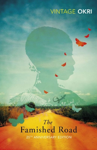 Buchcover und Innenansicht für das Buch: The Famished Road