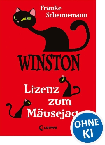 Buchcover und Innenansicht für das Buch: Winston - Lizenz zum Mäusejagen