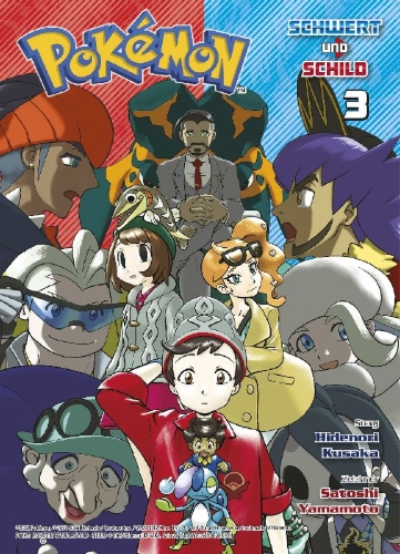 Buchcover und Innenansicht für das Buch: Pokémon - Schwert und Schild 03