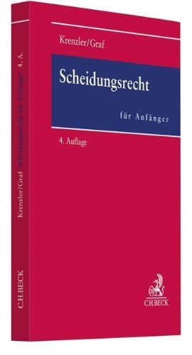 Buchcover und Innenansicht für das Buch: Scheidungsrecht für Anfänger
