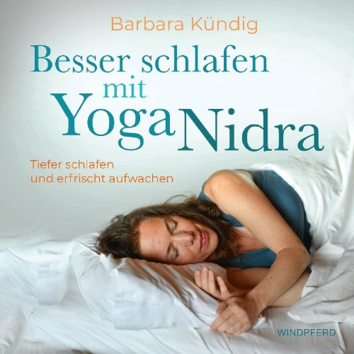 Buchcover und Innenansicht für das Buch: Besser schlafen mit Yoga Nidra