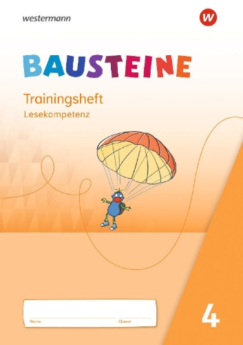 Buchcover und Innenansicht für das Buch: BAUSTEINE Lesebuch. Trainingsheft LesekompetenzAusgabe 2021