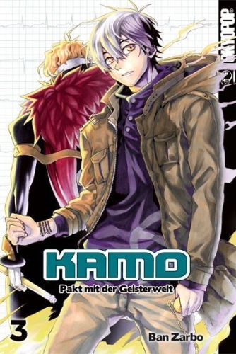 Buchcover und Innenansicht für das Buch: Kamo - Pakt mit der Geisterwelt 03