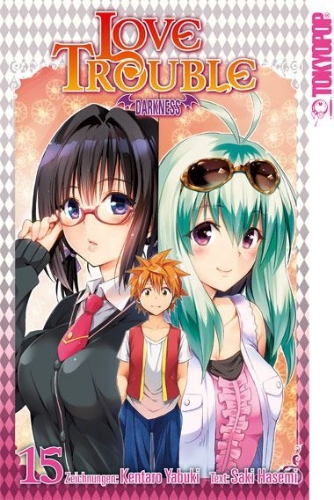Buchcover und Innenansicht für das Buch: Love Trouble Darkness 15