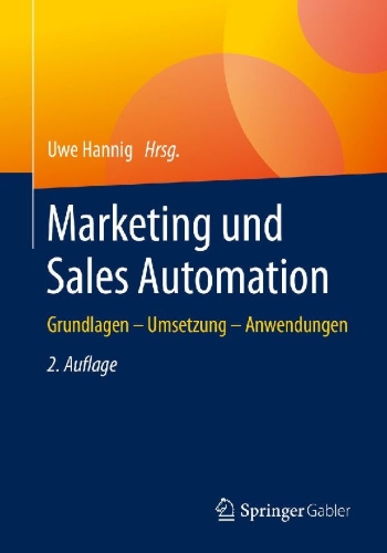 Buchcover und Innenansicht für das Buch: Marketing und Sales Automation